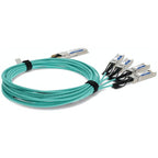 AddOn Networks QSFP-4SFP25GAOC2M-AO InfiniBand/fibre optic cable 78.7" (2 m) QSFP28 4x QSFP28 AOC Aqua color