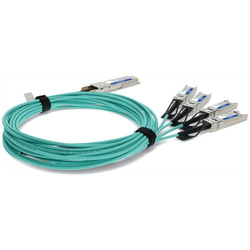AddOn Networks QSFP-4SFP25GAOC2M-AO InfiniBand/fibre optic cable 78.7" (2 m) QSFP28 4x QSFP28 AOC Aqua color