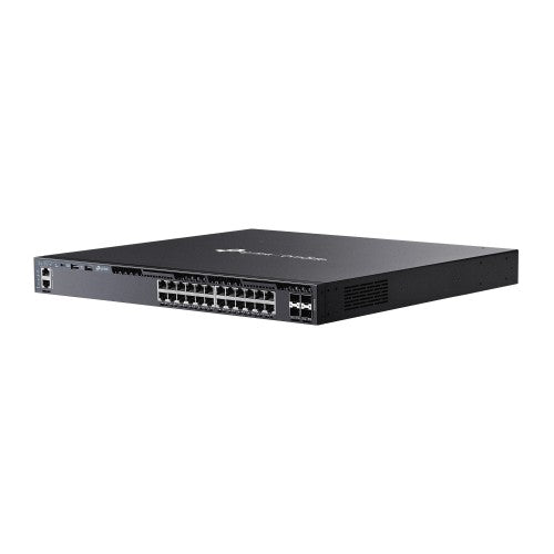 TP-Link Omada SG6428XHP network switch Managed L3 Gigabit Ethernet (10/100/1000) Power over Ethernet (PoE) 1U Black