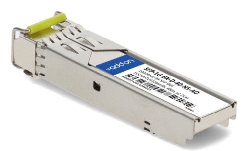AddOn Networks SFP-1G-BX-D-40-N5-AO network transceiver module Fiber optic 1000 Mbit/s