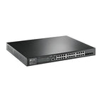 TP-Link JetStream TL-SG3428MP network switch Managed L2+ Gigabit Ethernet (10/100/1000) Power over Ethernet (PoE) 1U Black