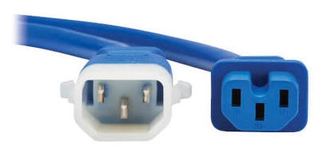 Eaton P018-E03-ABL-6 power cable Blue 35.4" (0.9 m) C14 coupler C15 coupler