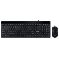 Adesso AKB-140CB keyboard Mouse included Home USB QWERTY US English Black