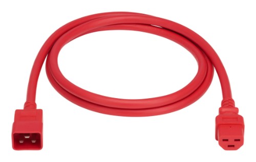 Eaton P035-005-ARD power cable Red 59.1" (1.5 m) IEC C20 C21 coupler