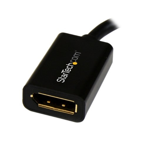 StarTech.com MDP2DPMF6IN DisplayPort cable 6" (0.152 m) Mini DisplayPort Black