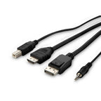 Belkin F1DN2CC-DHPP10T KVM cable Black 118.1" (3 m)