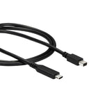 StarTech.com CDP2MDPMM1MB video cable adapter 39.4" (1 m) USB Type-C Mini DisplayPort Black
