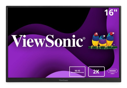 Viewsonic VG Series VG1656-2K computer monitor 16" 2560 x 1600 pixels WQXGA LED Silver