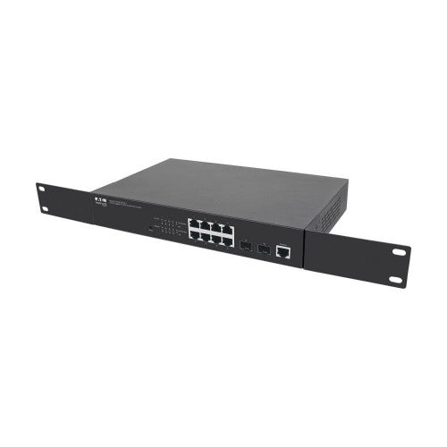Eaton NGS8C2POE-1 network switch Managed L2 Gigabit Ethernet (10/100/1000) Power over Ethernet (PoE) 1U Black
