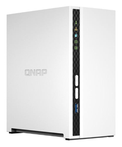 QNAP TS-233 NAS Tower ARM Cortex-A55 2 GB 0 TB QNAP QTS White