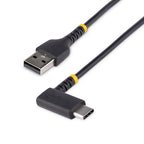 StarTech.com R2ACR-15C-USB-CABLE USB cable USB 2.0 5.91" (0.15 m) USB A USB C 0.48 Gbit/s 60 W Black