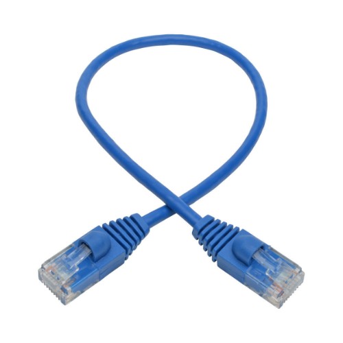 Tripp Lite N261-S01-BL networking cable Blue 11.8" (0.3 m) Cat6a U/UTP (UTP)