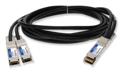 AddOn Networks CAB-D-2Q-400G-3M-AO InfiniBand/fibre optic cable 118.1" (3 m) QSFP-DD 2x QSFP56 DAC Black