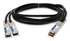 AddOn Networks CAB-D-2Q-400G-3M-AO InfiniBand/fibre optic cable 118.1" (3 m) QSFP-DD 2x QSFP56 DAC Black