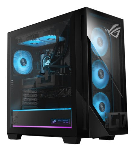 ASUS ROG G700 GM700TZ-PS787 AMD Ryzen™ 7 9800X3D 32 GB DDR5-SDRAM 2 TB SSD NVIDIA GeForce RTX 5080 Windows 11 Home Tower PC Black