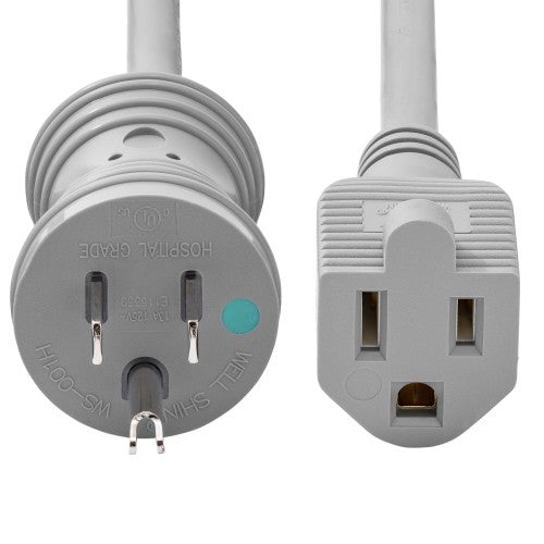 StarTech.com 231B-660H-POWER-CORD power cable Gray 70.9" (1.8 m) NEMA 5-15P NEMA 5-15R