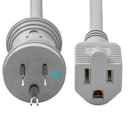 StarTech.com 231B-660H-POWER-CORD power cable Gray 70.9" (1.8 m) NEMA 5-15P NEMA 5-15R