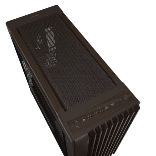 ASUS ProArt PA602 Wood Edition Retro Brown - Tempered Glass Panel Midi Tower