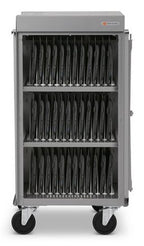 Bretford CUBE Cart Slim Portable device management cabinet Gray