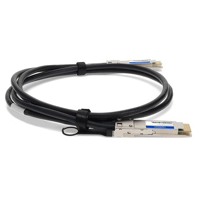 AddOn Networks QDD-400G-DAC-2M-AO InfiniBand/fibre optic cable 78.7" (2 m) QSFP-DD Black, Silver