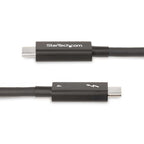 StarTech.com A40G2MB-TB4-CABLE Thunderbolt cable 78.7" (2 m) 40 Gbit/s Black