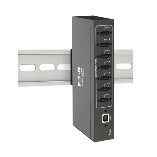 Tripp Lite U223-007-IND-1 interface hub USB 2.0 Type-B 480 Mbit/s Black