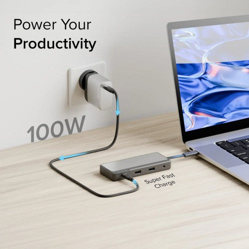 ALOGIC Fusion Pro NEXUS Wired USB 3.2 Gen 1 (3.1 Gen 1) Type-C Gray