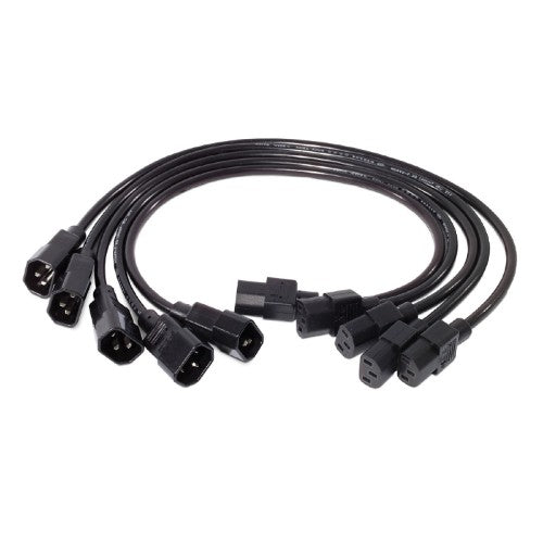 APC PWR Cord C13 - C14, 0.6 m Black 23.6" (0.6 m) IEC C14 C14 coupler