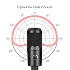 Adesso Xtream M4 Black Table microphone