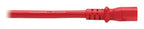 Eaton P005-E02-ARD-6 power cable Red 23.6" (0.6 m) IEC C14 IEC C13