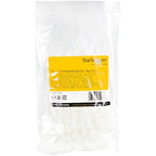 StarTech.com CBMZTRB5 cable tie Releasable cable tie Nylon, Plastic White 100 pc(s)