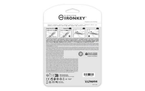 Kingston Technology IronKey Keypad 200 USB flash drive 512 GB USB Type-C 3.2 Gen 1 (3.1 Gen 1) Blue