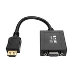 Tripp Lite P131-06N video cable adapter 5.91" (0.15 m) VGA (D-Sub) Black