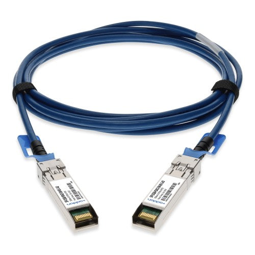 AddOn Networks SFP-25GB-PDAC3M-BE-C-AO InfiniBand/fibre optic cable 118.1" (3 m) SFP28 DAC Blue, Stainless steel