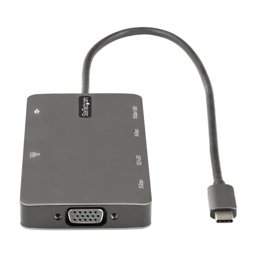 StarTech.com DKT30CHVSDPD laptop dock/port replicator Wired USB 3.2 Gen 1 (3.1 Gen 1) Type-C Gray