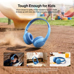 Belkin SoundForm Mini 2 Headphones Wired & Wireless Head-band Calls/Music USB Type-C Bluetooth Blue