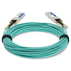 AddOn Networks PAN-QSFP28-AOC-3M-AO InfiniBand/fibre optic cable 118.1" (3 m) Aqua color, Silver