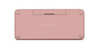 Logitech Pebble Keys 2 K380s keyboard Universal Bluetooth QWERTY English Rose