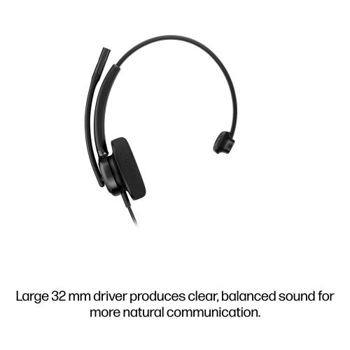 HP Poly Mission 415 Monaural USB Wired Headset Classic