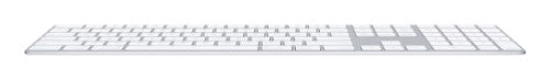 Apple MXCJ3LL/A keyboard Universal Bluetooth QWERTY US English Silver, White