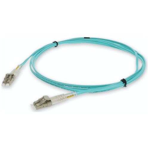 AddOn Networks ADD-LC-LC-0-5M5OM4-TAA InfiniBand/fibre optic cable 19.7" (0.5 m) LOMM Aqua color