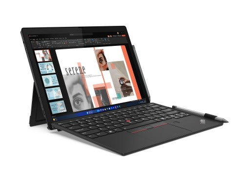 Lenovo ThinkPad X12 Detachable Gen 2 Intel Core Ultra 5 134U Hybrid (2-in-1) 12.3" Touchscreen 16 GB LPDDR5x-SDRAM 512 GB SSD Wi-Fi 6E (802.11ax) Windows 11 Pro Black