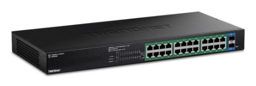 Trendnet TPE-TG262ES network switch Managed Gigabit Ethernet (10/100/1000) Power over Ethernet (PoE) Black