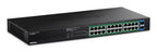 Trendnet TPE-TG262ES network switch Managed Gigabit Ethernet (10/100/1000) Power over Ethernet (PoE) Black