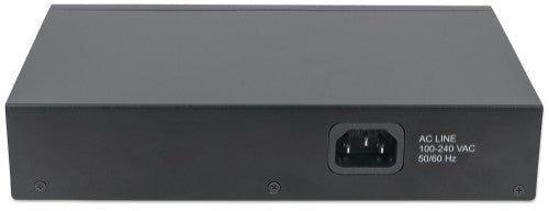 Intellinet 561068 network switch Unmanaged L2 Gigabit Ethernet (10/100/1000) 1U Black