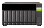 QNAP TL-D800C-US storage drive enclosure HDD/SSD enclosure Black, Gray 2.5/3.5"
