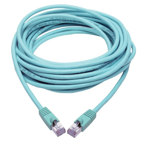 Tripp Lite N262-030-AQ networking cable Aqua color 359.8" (9.14 m) Cat6a S/UTP (STP)
