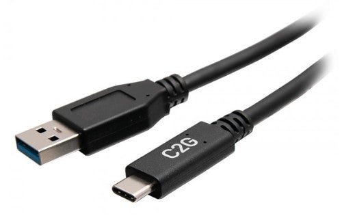 C2G C2G28875 USB cable USB 3.2 Gen 1 (3.1 Gen 1) 11.8" (0.3 m) USB A USB C Black
