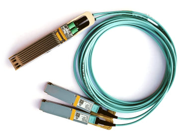 Nvidia MFA7U10-H005 InfiniBand/fibre optic cable 196.9" (5 m) 2x QSFP56 Blue