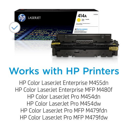 HP 414A Yellow Original LaserJet Toner Cartridge
